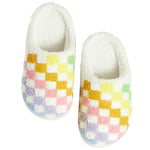 Kids Rainbow Check Slippers - Denny's