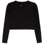 Notch Neck Long Sleeve Rib Top - Denny's