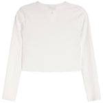 Notch Neck Long Sleeve Rib Top - Denny's