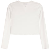 Notch Neck Long Sleeve Rib Top - Denny's