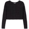 Hacci Long Sleeve Crop Top - Denny's