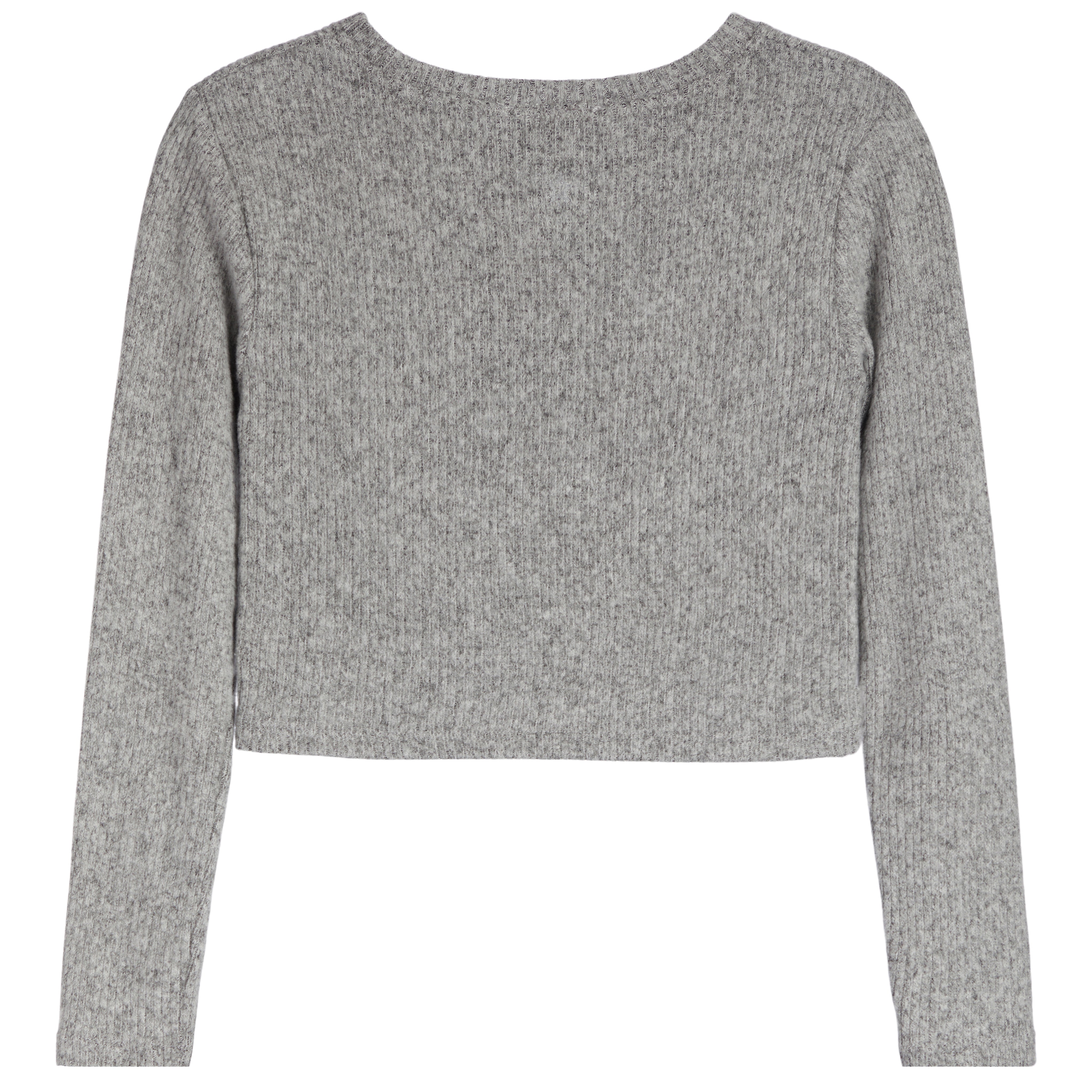 Hacci Long Sleeve Crop Top - Denny's