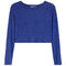 Hacci Long Sleeve Crop Top - Denny's