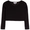 Long Sleeve V-Neck Rib Top - Denny's