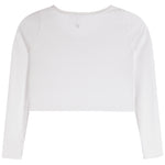 Long Sleeve V-Neck Rib Top - Denny's