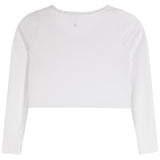 Long Sleeve V-Neck Rib Top - Denny's