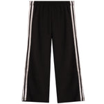 Thermal Wide Leg Pant With Silver Stripe