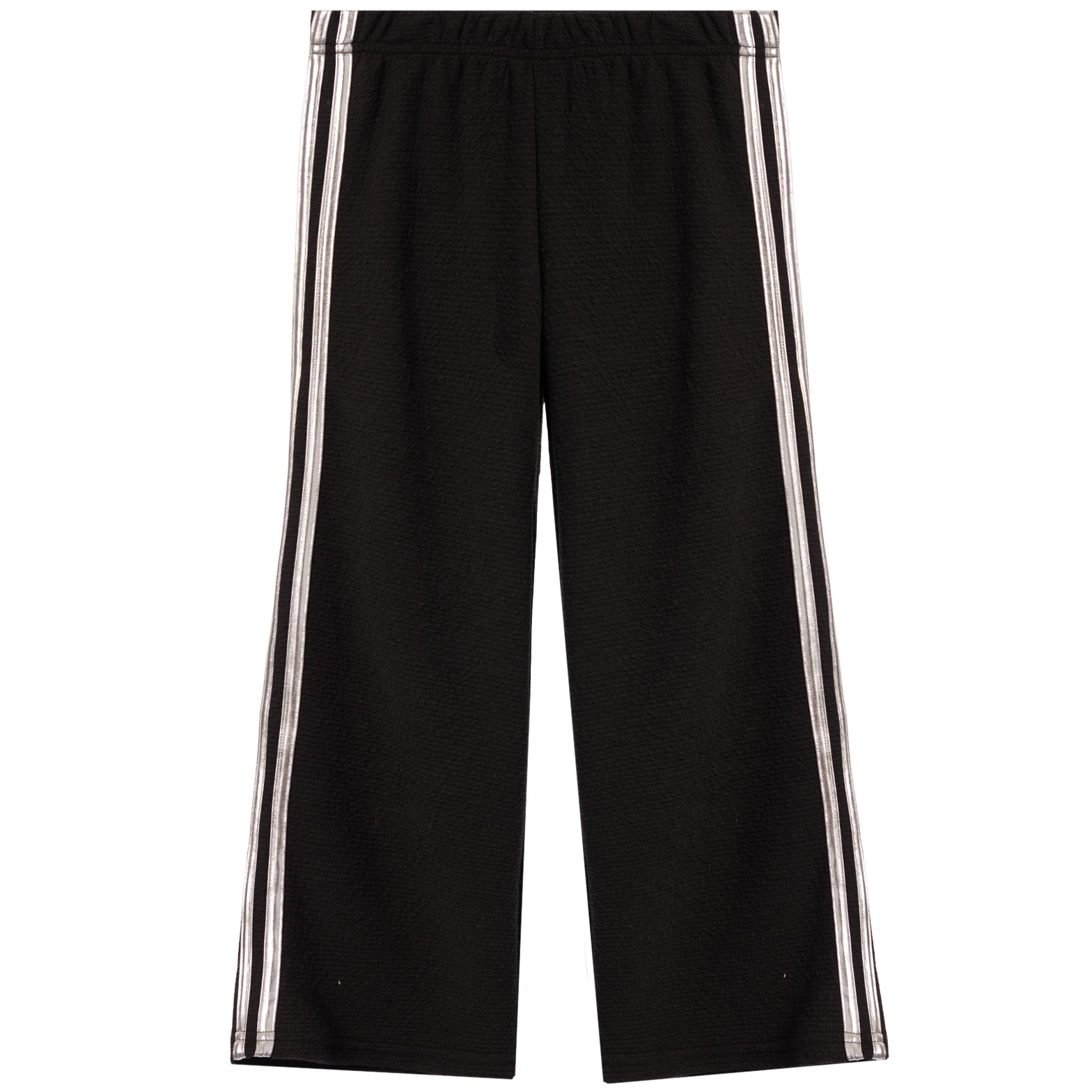 Thermal Wide Leg Pant With Silver Stripe