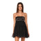 Chiffon Strapless Dress - Denny's