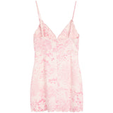 Lovely Pond Scallop Vneck Mini Dress