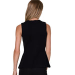 V-Neck Big Button Vest - Denny's