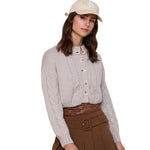 Cable Knit Cardigan Sweater - Denny's