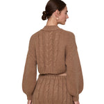 Cable Knit Cardigan Sweater - Denny's