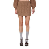 Cable Knit Skirt - Denny's