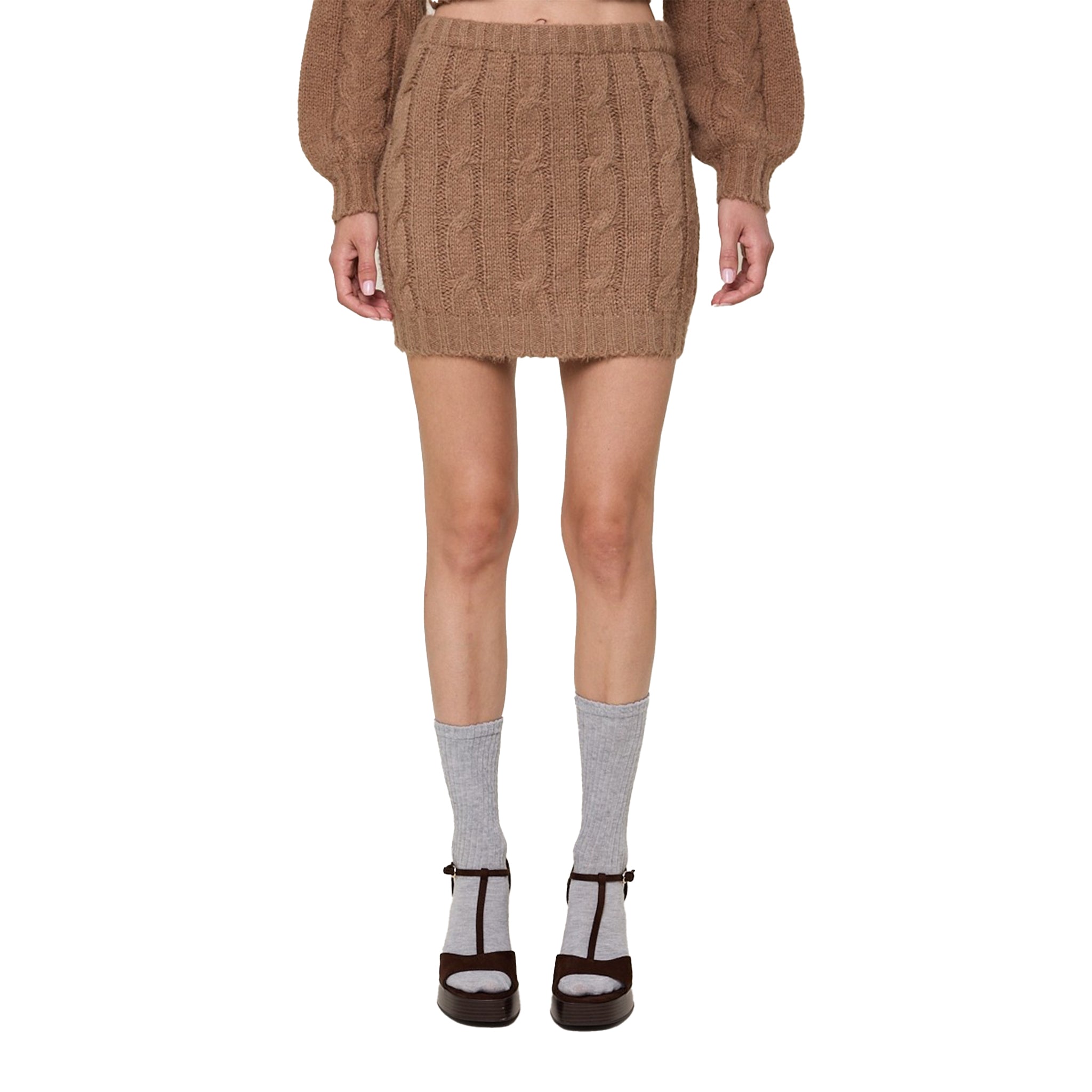 Cable Knit Skirt - Denny's