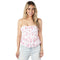 Lipstick Floral Tube Top - Denny's