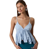 Sweetheart Tiered Ruffle Cami - Denny's
