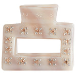 Cream Crystallized Clip - Denny's