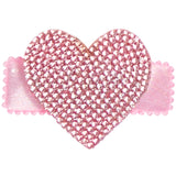 Small Crystal Heart Clip