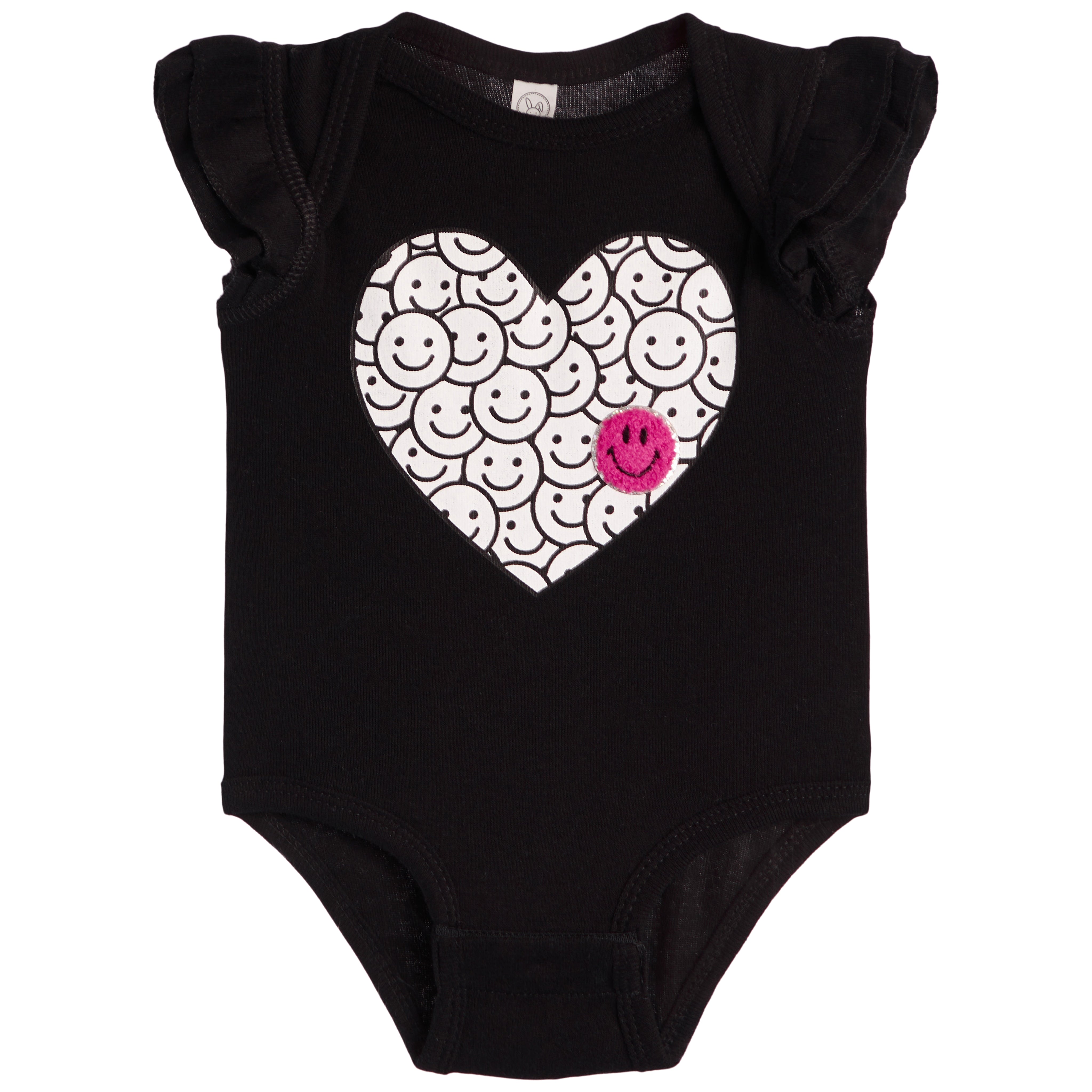 Smiley Heart Romper - Denny's