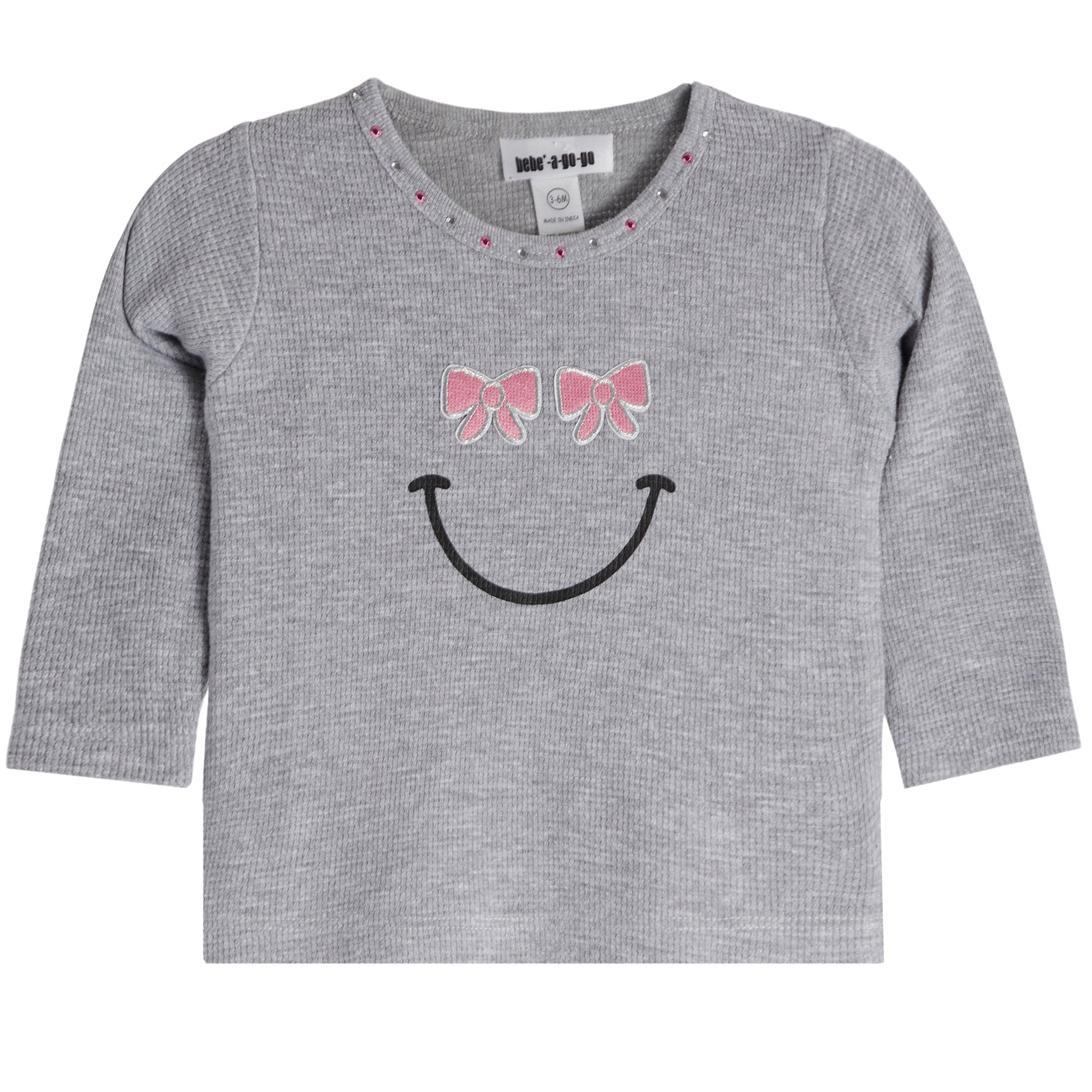 2pc Thermal Bow Smiley Legging Set - Denny's