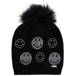 Crystal Smile Fur Pom Hat - Denny's
