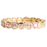 Smiley Nugget and Gem Bracelet - Denny's