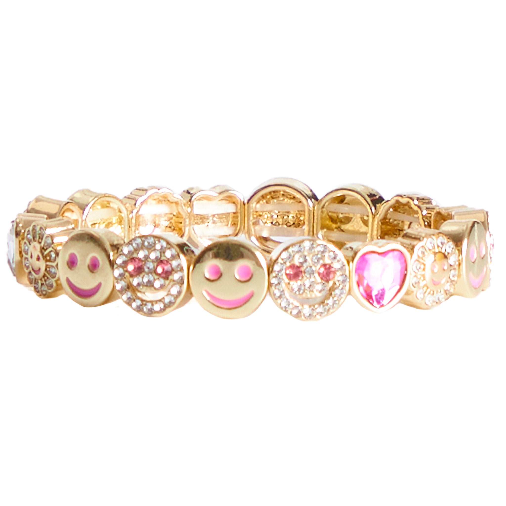 Smiley Nugget and Gem Bracelet - Denny's