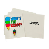 What`s The Scoop Card With Charm
