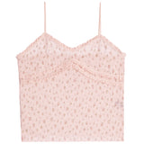 Ditsy Floral Lace Trim Tank - Denny's