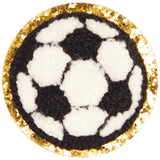 Soccer Ball Chenille Sticker Patch - Denny's