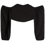 Sophia Long Sleeve Bustier Top - Denny's