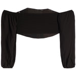 Sophia Long Sleeve Bustier Top - Denny's