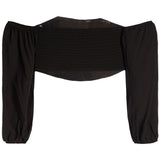 Sophia Long Sleeve Bustier Top - Denny's