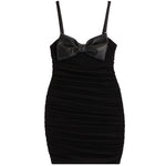 Sophie Pleather Bow Dress - Denny's