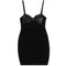 Sophie Pleather Bow Dress - Denny's