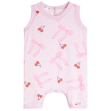 Cherry & Bow Tank Romper - Denny's