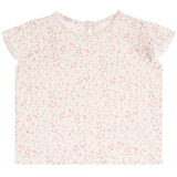 Floral Flutter Sleeve Top