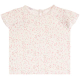 Mini Floral Flutter Sleeve Top