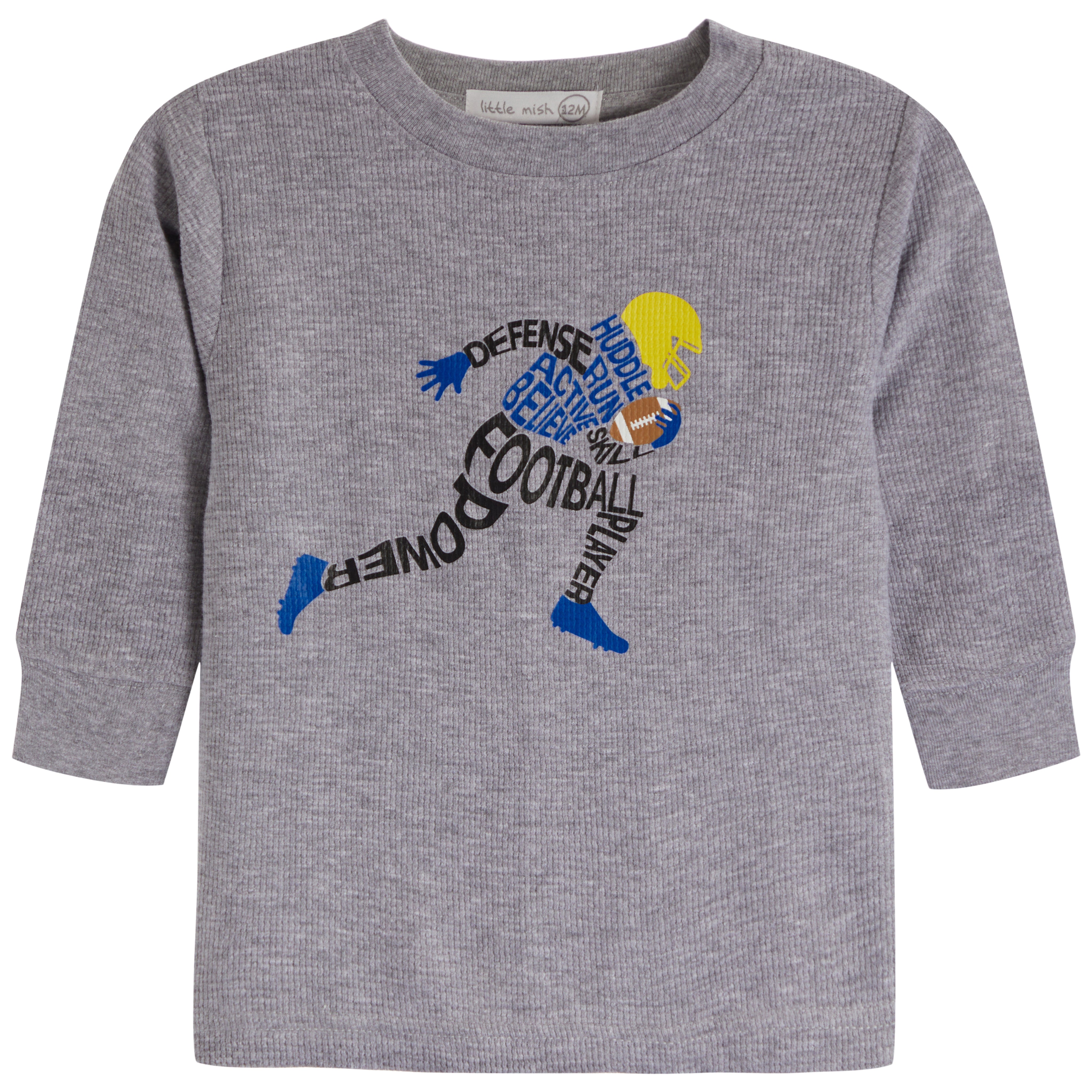2pc Football Running Man Thermal Set - Denny's
