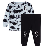 2pc Tie Dye Bolt Jog Set - Denny's