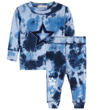 2pc Navy Star Tie Dye Jog Set - Denny's
