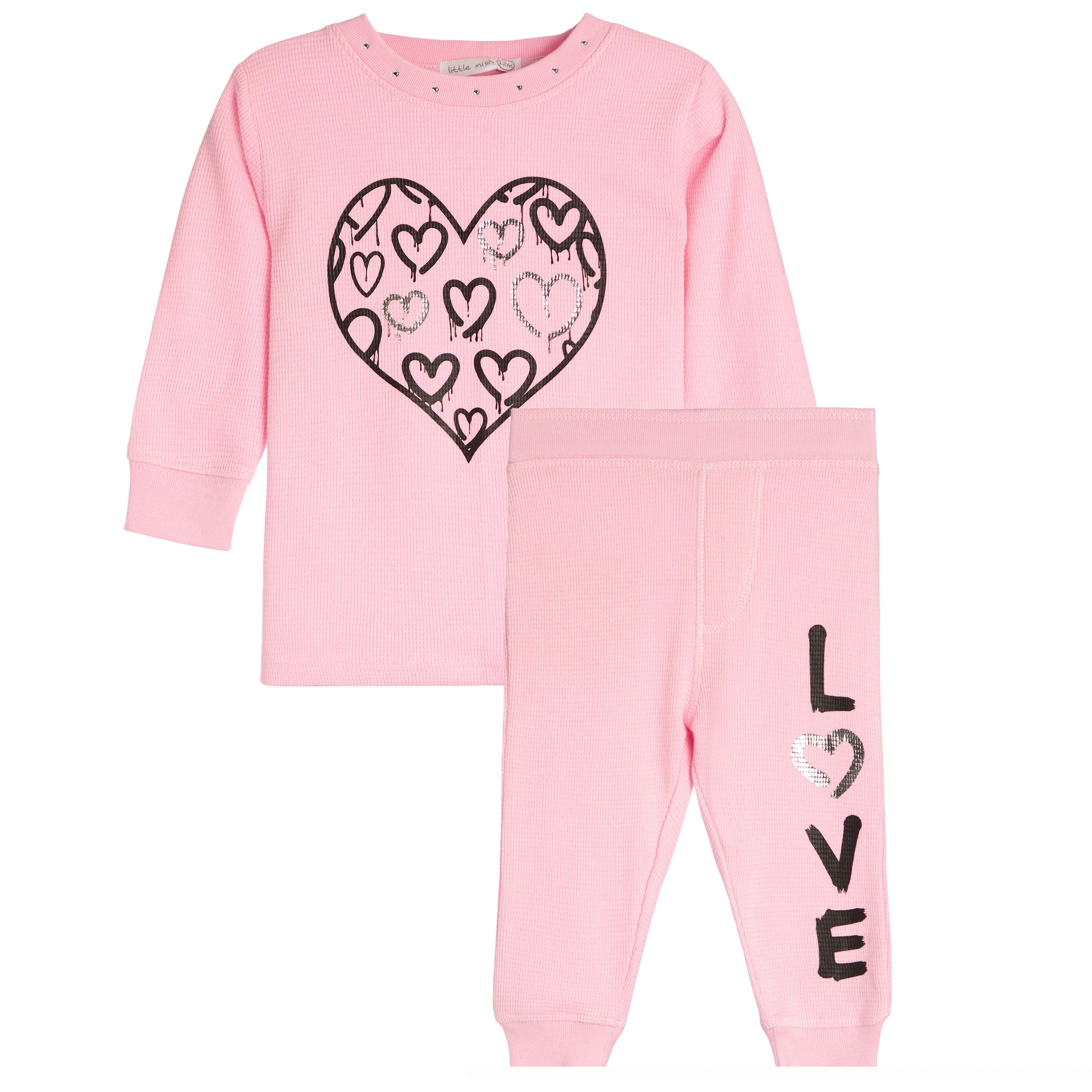 2pc Hearts Love Thermal Set - Denny's