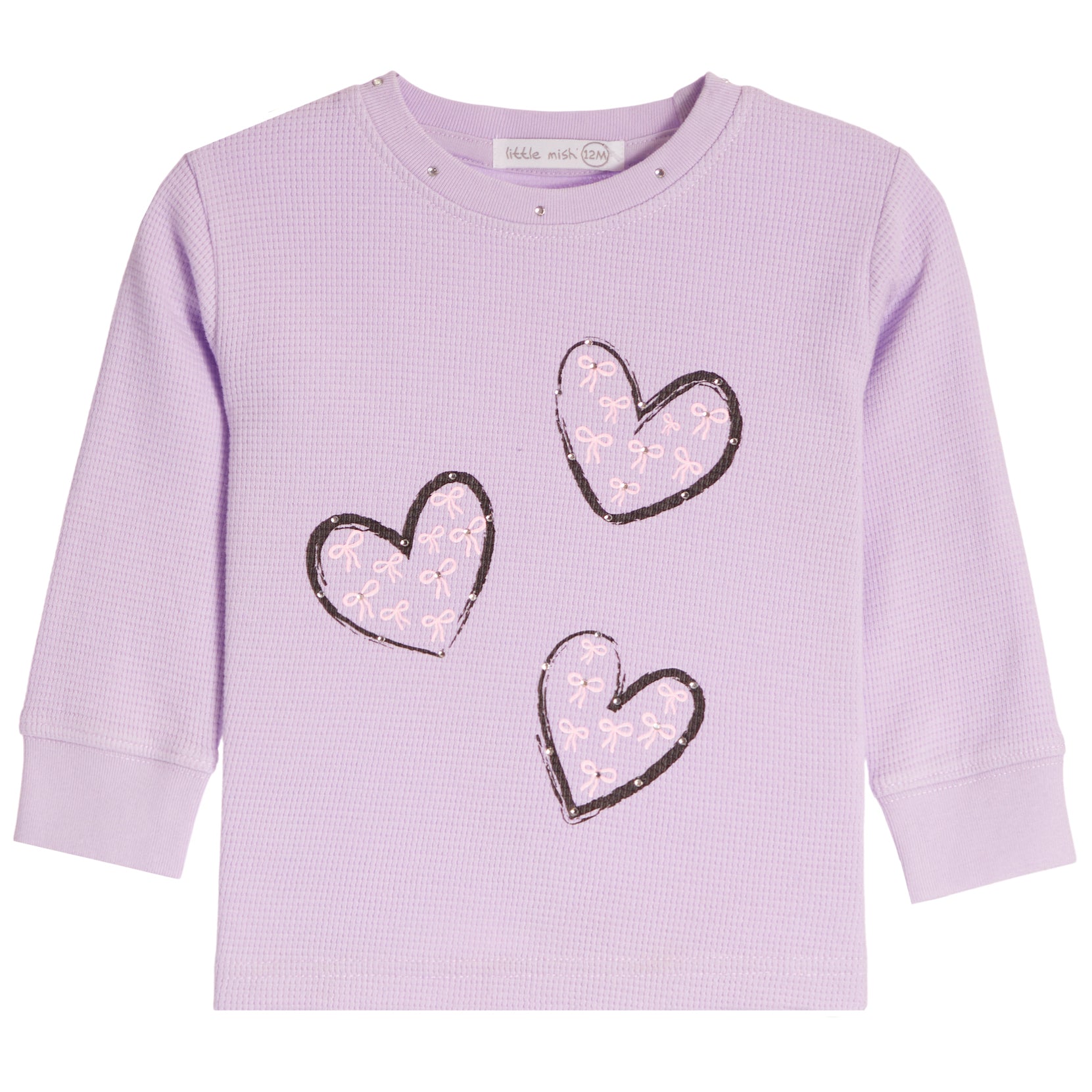2pc 3 Heart Bow Thermal Set - Denny's