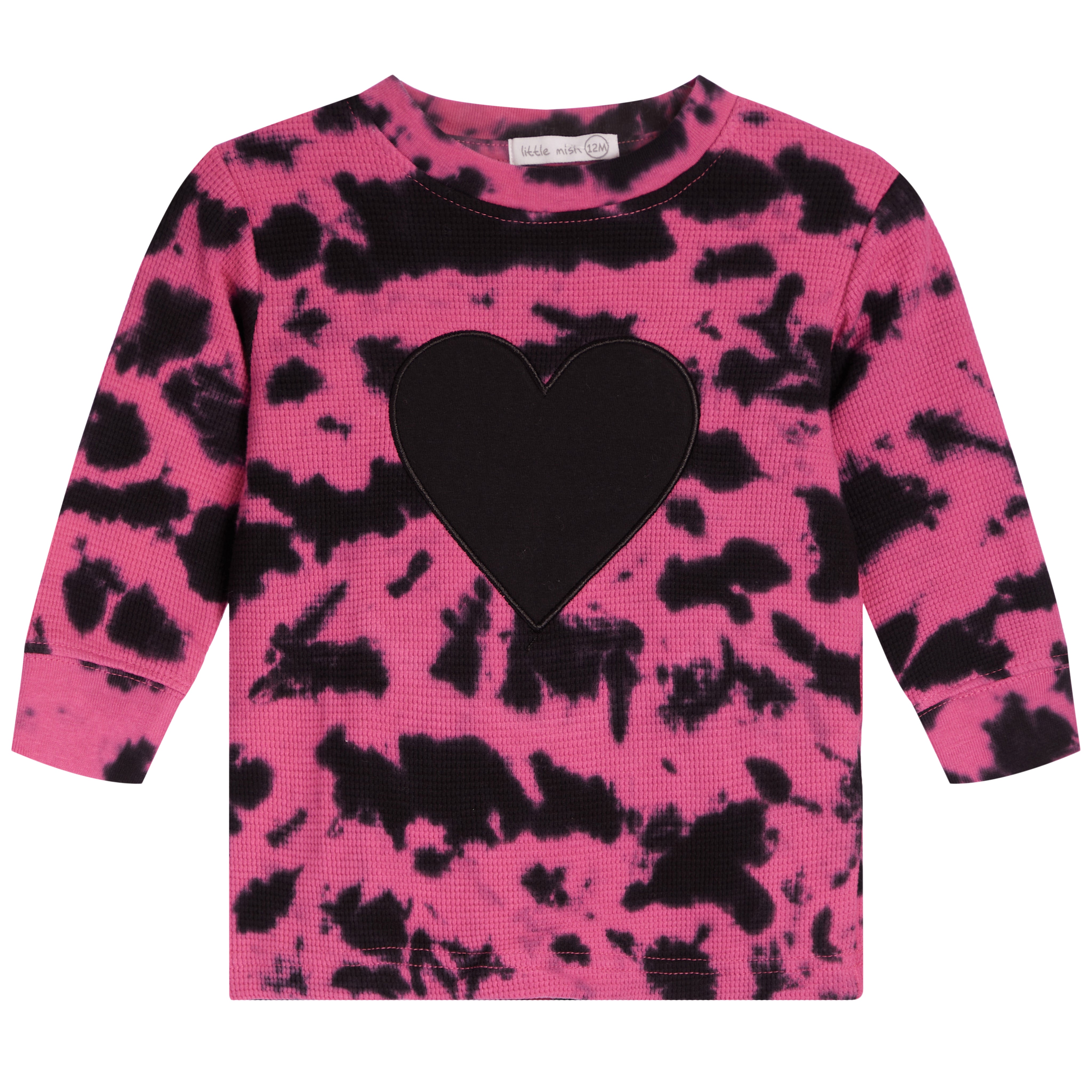 2pc Heart Patch Tie Dye Jog Set - Denny's