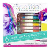 6 Hair Chalk Pastels Barette Set - Denny's