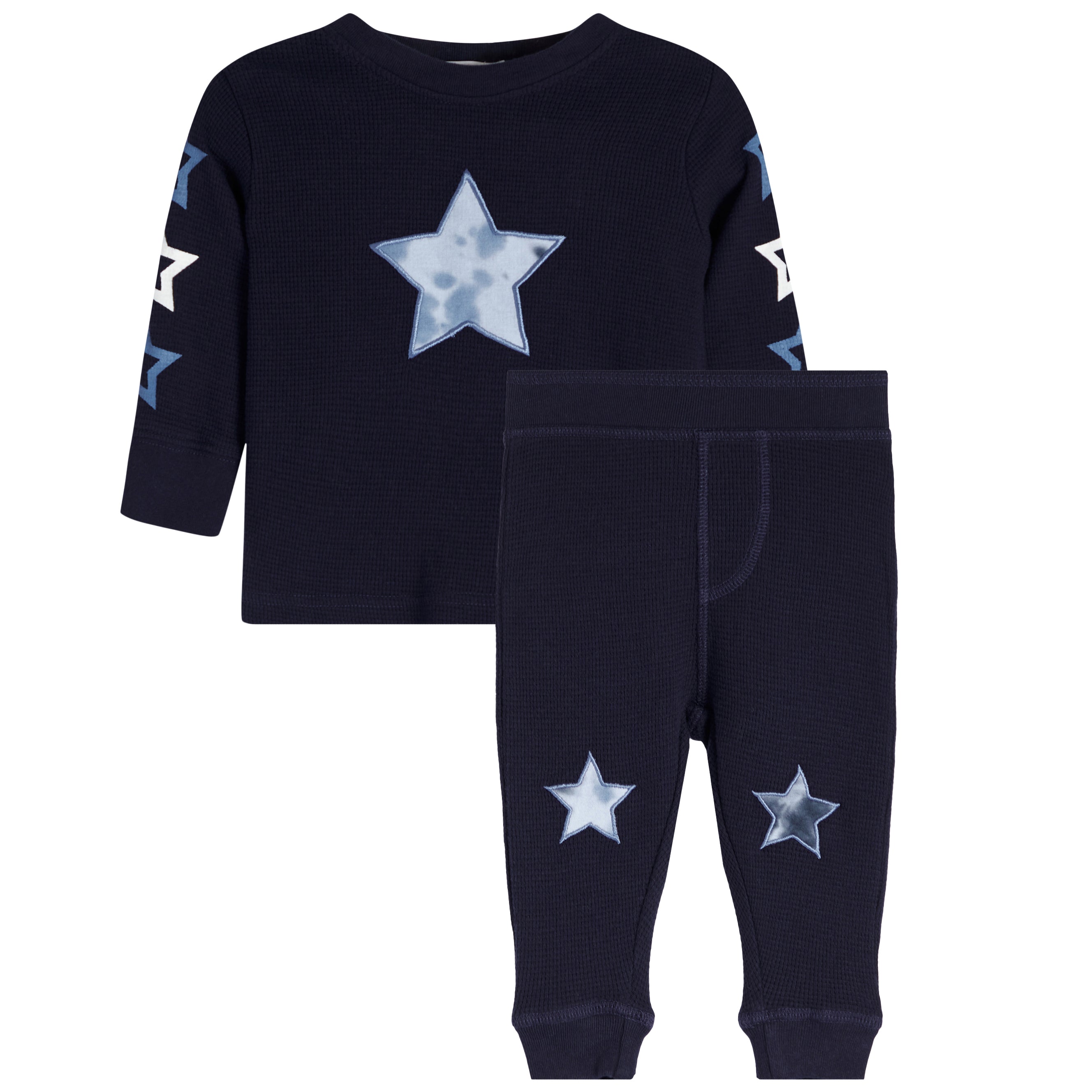 2pc Tie Dye Star Thermal Set - Denny's