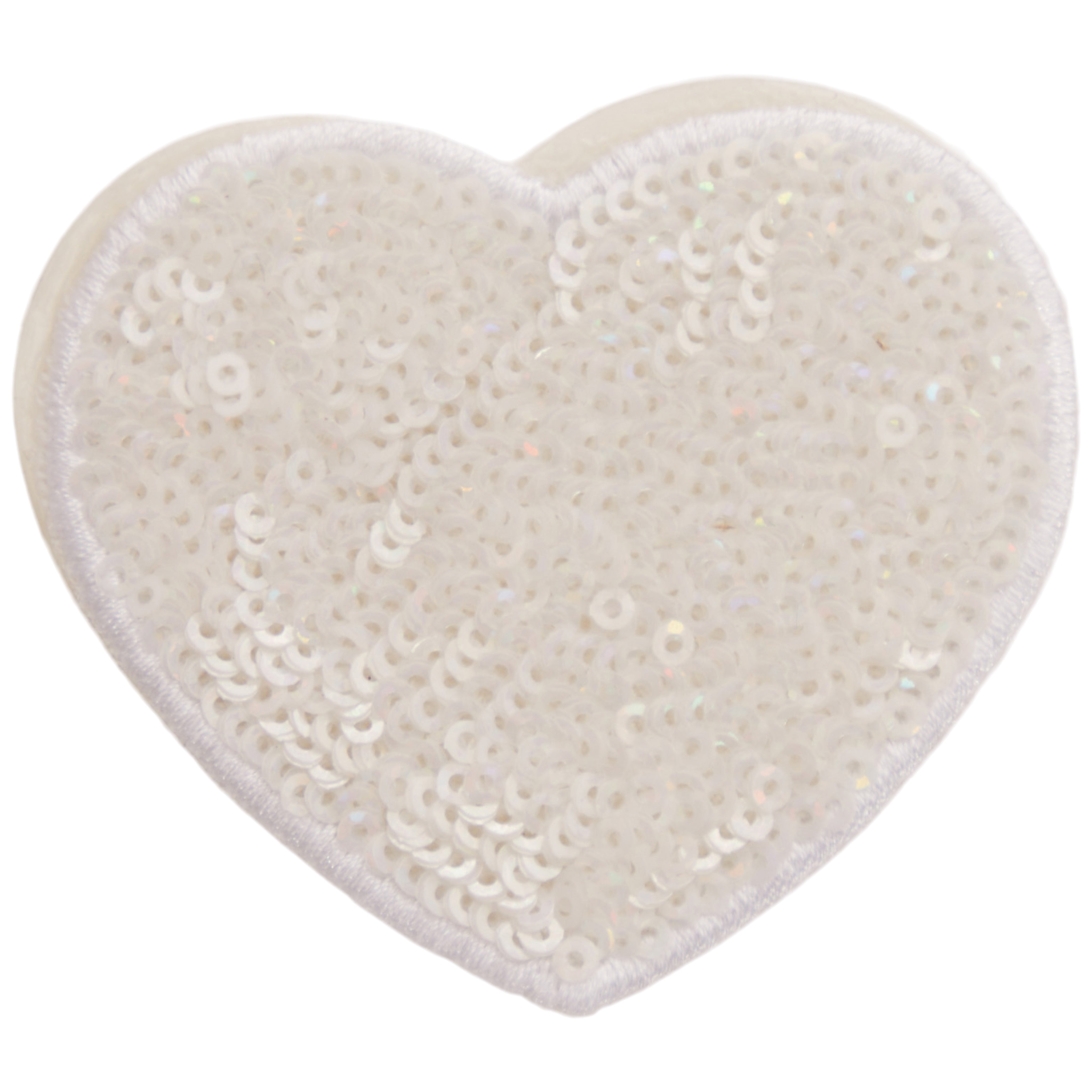 Sequin Heart Stick-On Patch - Denny's