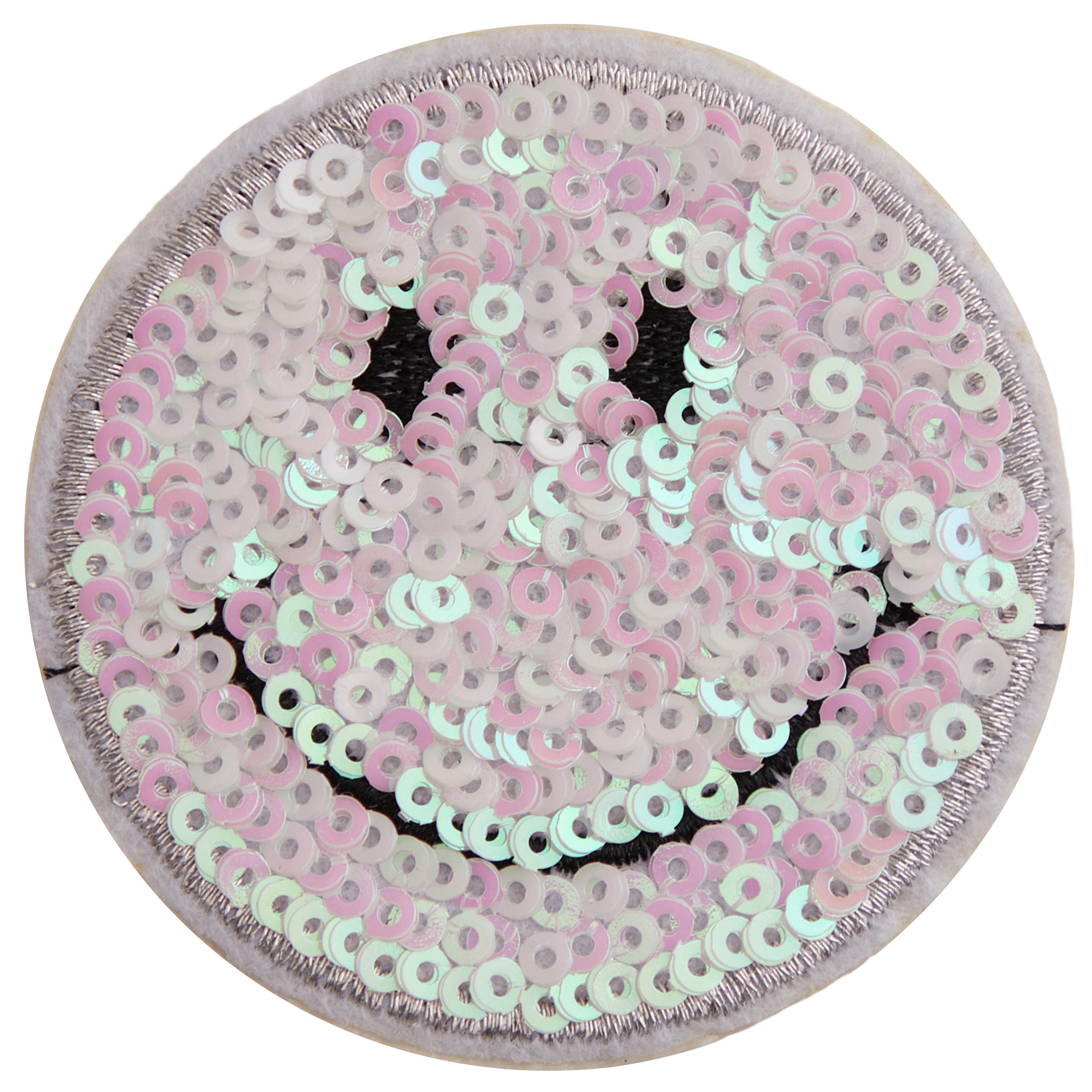 Smiley Sequin Stick-On Patch - Denny's