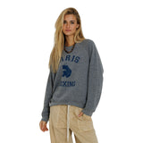 Paris Boxing Raglan Crew